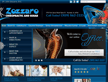 Tablet Screenshot of bloomingtonnormalchiropractor.com